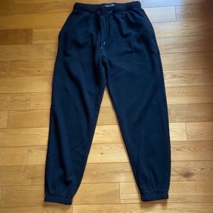 Primark Mens Black Fleece Jogger Sweatpants: Size L